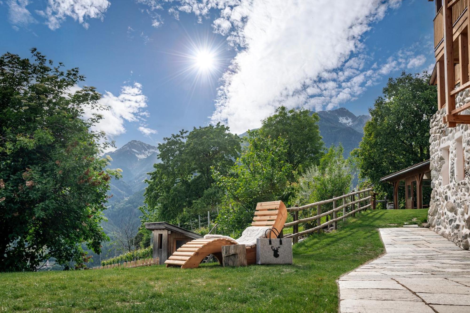 Trinnerhof- Hof Chalets Und Obsthof Mit Zimmer Natz-Schabs Exterior photo